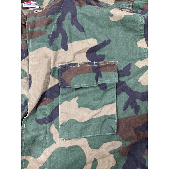 Propper Woodland Camo BDU Military Field Shirt Jacket Men’s Large Regular - Picture 5 of 7